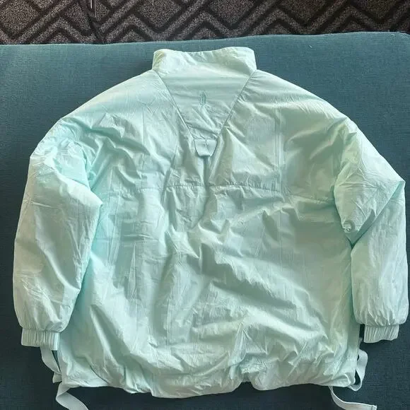 NEW Free People Movement Faye Puffer Pullover Jacket Sz S Blue Water Resistant - Picture 7 of 8